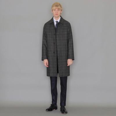 【ＤＵＮＦＯＲＤ】【Ｌｏｒｏ　Ｐｉａｎａ／ロロ・ピアーナ】グレンチェックウールステンカラーコート（Ｇ１Ｂ７１００４＿＿）