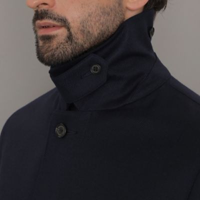 【ＤＵＮＦＯＲＤ】【Ｌｏｒｏ　Ｐｉａｎａ　Ｆａｂｒｉｃ】ウールツイルステンカラーコート（Ｇ１Ｂ７１００７＿＿）