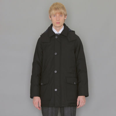 美品☆マッキントッシュロンドン　コーデュラナイコフーデッドアウター　ボア　近年 コーデュラウール3レイヤーフーデッドダウン（G1C10222＿＿