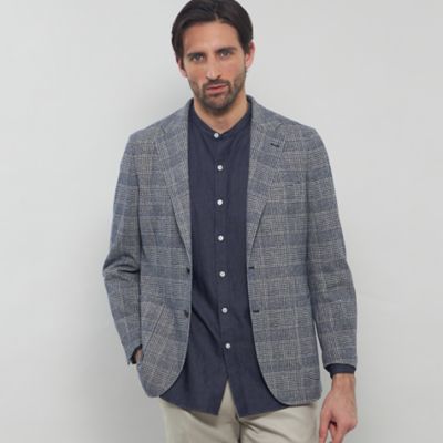 MACKINTOSH LONDON (Men)/マッキントッシュ ロンドン 【FLEX JERSEY】【LANIFICIO ROMA/ラニフィーチョ ローマ】グレンチェックジャケット(G1E03510__)