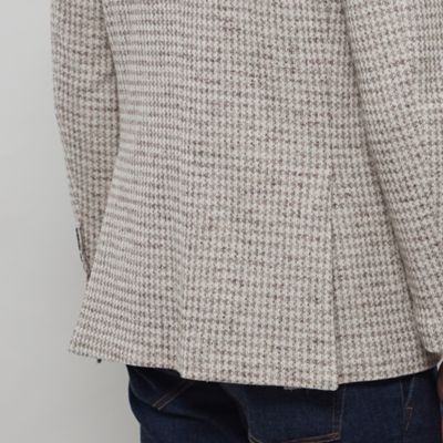 【ＦＬＥＸ　ＪＥＲＳＥＹ】【ＬＡＮＩＦＩＣＩＯ　ＲＯＭＡ／ラニフィーチョ　ローマ】ハウンドトゥースジャケット（Ｇ１Ｅ０３５１１＿＿）