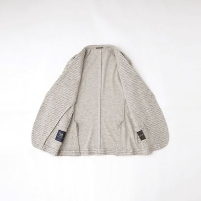 【ＦＬＥＸ　ＪＥＲＳＥＹ】【ＬＡＮＩＦＩＣＩＯ　ＲＯＭＡ／ラニフィーチョ　ローマ】ハウンドトゥースジャケット（Ｇ１Ｅ０３５１１＿＿）