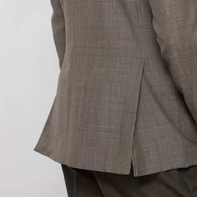 【ＤＯＲＭＥＵＩＬ／ドーメル】【ＳＵＰＥＲ　ＬＩＴＥ　ＴＯＮＩＫ】ダブルブレステッドグレンチェックブレザー（Ｇ１Ｅ１５０１１＿＿）