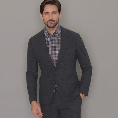 ＜MACKINTOSH LONDON (Men)＞【ＬＥＯＮ掲載】【ＦＬＥＸ　ＪＥＲＳＥＹ】バランサーキュラーセットアップジャケット（Ｇ１Ｅ２２４０９ＬＬ）