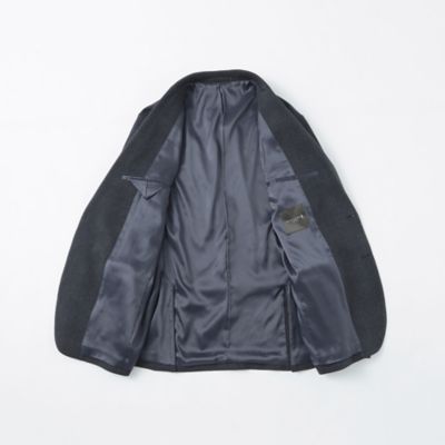 【ＦＬＥＸ　ＪＥＲＳＥＹ】コットンウールジャージーグレンチェックセットアップジャケット（Ｇ１Ｅ２２４１６＿＿）