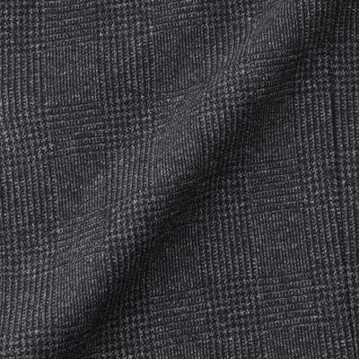 【ＦＬＥＸ　ＪＥＲＳＥＹ】コットンウールジャージーグレンチェックセットアップジャケット（Ｇ１Ｅ２２４１６＿＿）