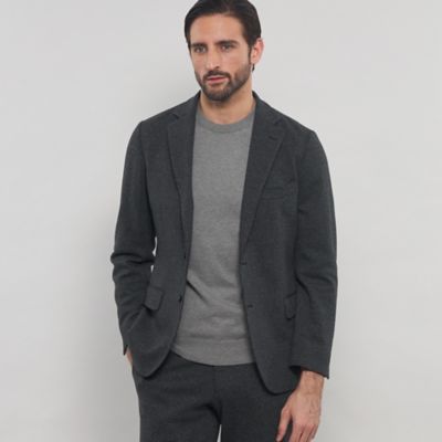 MACKINTOSH LONDON (Men)/マッキントッシュ ロンドン 【ＦＬＥＸ　ＪＥＲＳＥＹ】コットンウールジャージーハウンドトゥースセットアップジャケット（Ｇ１Ｅ２２４１７ＬＬ）