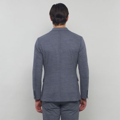 【ＦＬＥＸ　ＪＥＲＳＥＹ】サマーウールジャージーセットアップジャケット（Ｇ１Ｅ２２５０２ＬＬ）