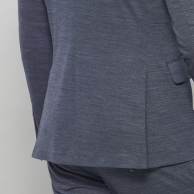 【ＦＬＥＸ　ＪＥＲＳＥＹ】サマーウールジャージーセットアップジャケット（Ｇ１Ｅ２２５０２ＬＬ）