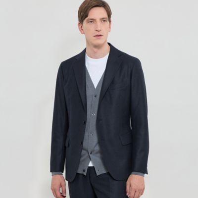 MACKINTOSH LONDON (Men)/マッキントッシュ ロンドン【FLEX JERSEY】バランサーキュラーセットアップジャケット(G1E22600LL) アオ28G コート・ジャケット【三越伊勢丹/公式】