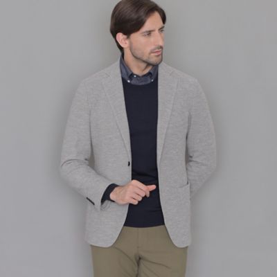 MACKINTOSH LONDON (Men)/マッキントッシュ ロンドン 【FLEX JERSEY】【ROMA/ローマ】グレーメランジジャケット(G1E26405LL)