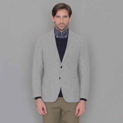 【ＦＬＥＸ　ＪＥＲＳＥＹ】【ＲＯＭＡ／ローマ】グレーメランジジャケット（Ｇ１Ｅ２６４０５ＬＬ）