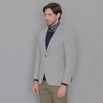 【ＦＬＥＸ　ＪＥＲＳＥＹ】【ＲＯＭＡ／ローマ】グレーメランジジャケット（Ｇ１Ｅ２６４０５ＬＬ）