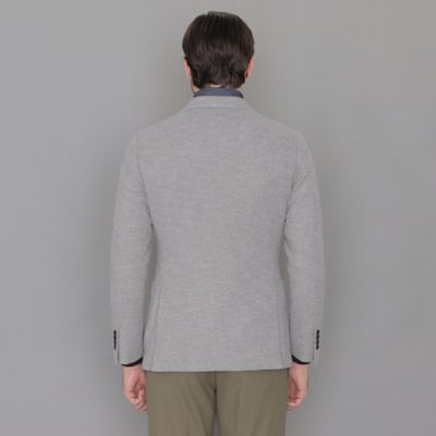 【ＦＬＥＸ　ＪＥＲＳＥＹ】【ＲＯＭＡ／ローマ】グレーメランジジャケット（Ｇ１Ｅ２６４０５ＬＬ）