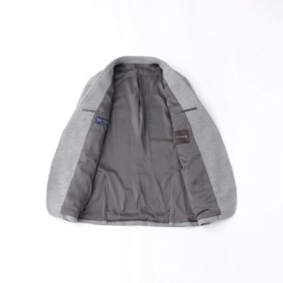 【ＦＬＥＸ　ＪＥＲＳＥＹ】【ＲＯＭＡ／ローマ】グレーメランジジャケット（Ｇ１Ｅ２６４０５ＬＬ）