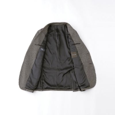 【ＦＬＥＸ　ＪＥＲＳＥＹ】【ＲＯＭＡ／ローマ】ハウンドトゥースジャケット（Ｇ１Ｅ２６４０６ＬＬ）