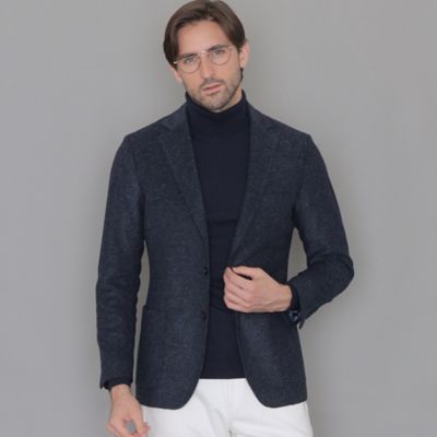 ＜MACKINTOSH LONDON (Men)＞【ＦＬＥＸ　ＪＥＲＳＥＹ】【ＲＯＭＡ／ローマ】ツイルジャケット（Ｇ１Ｅ２６４０７ＬＬ）