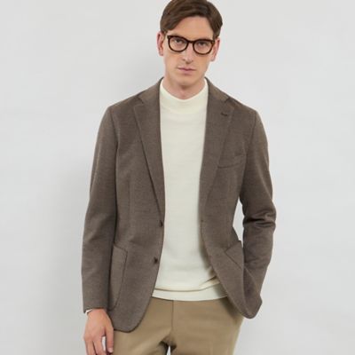 MACKINTOSH LONDON (Men)/マッキントッシュ ロンドン【FLEX JERSEY】ハニカムジャージージャケット(G1E26608LL) チャ57G コート・ジャケット【三越伊勢丹/公式】