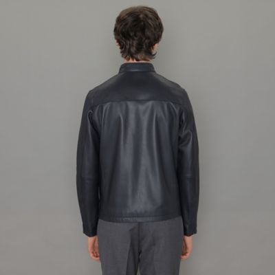 【Ｗｅａｔｈｅｒ　ｐｒｏｏｆｅｄ　Ｌｅａｔｈｅｒ】レザーシングルライダースジャケット（Ｇ１Ｆ０１００５＿＿）