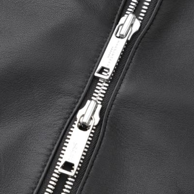 【Ｗｅａｔｈｅｒ　ｐｒｏｏｆｅｄ　Ｌｅａｔｈｅｒ】レザーダブルライダースジャケット（Ｇ１Ｆ０４００５＿＿）
