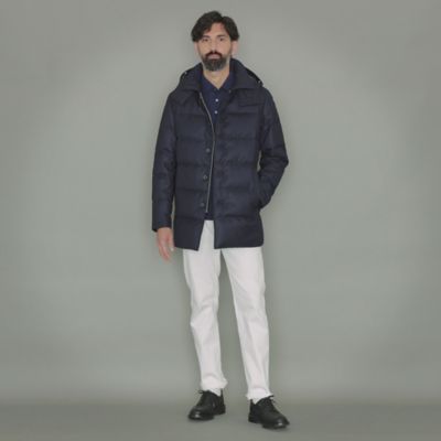 50%OFF MACKINTOSH ウールサキソニーフーデッドダウンアウター ダウン ...