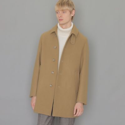 ＜MACKINTOSH LONDON (Men)＞ダブルフェイスメルトンステンカラーピーコート（Ｇ１Ｆ５２２１７＿＿）