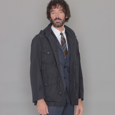WEB・一部店舗限定】【BERWICK】ポリエステルフーデット 