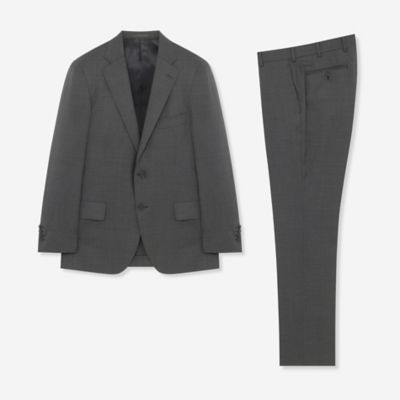 【ＮＥＷ　ＢＲＩＤＧＥ】【ＬｏｒｏＰｉａｎａ　Ｆａｂｒｉｃ】メランジピンヘッドスーツ（Ｇ１Ｈ５１３００Ｌ＿）