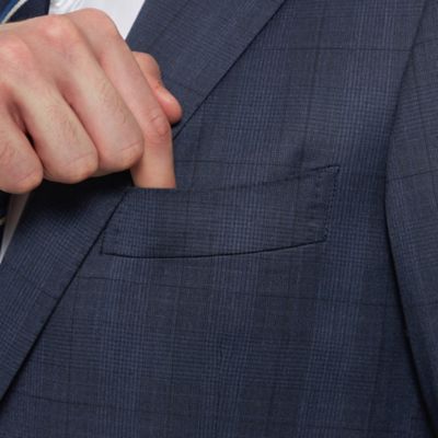 【ＮＥＷ　ＢＲＩＤＧＥ】【ＬｏｒｏＰｉａｎａ　Ｆａｂｒｉｃ】グレンチェックスーツ（Ｇ１Ｈ５１５０１Ｌ＿）