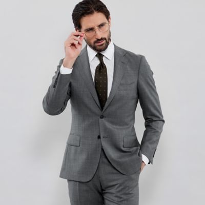 ＜MACKINTOSH LONDON (Men)＞【ＮＥＷ　ＢＲＩＤＧＥ】Ｓｕｐｅｒ１１０’ｓ　シャークスキンスーツ（Ｇ１Ｈ５１６０３Ｌ＿）