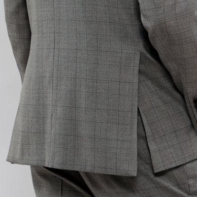 マッキントッシュロンドン　グレー チェック スーツ カシミヤ　Macintosh ウールシルク グレンチェックスーツ（G1H81621＿＿