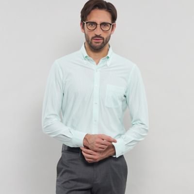 MACKINTOSH LONDON (Men)/マッキントッシュ ロンドン 【FLEX JERSEY】鹿の子バーズアイストライプジャージーシャツ(G1L65500__)