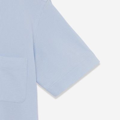 【ＦＬＥＸ　ＪＥＲＳＥＹ】シアサッカーストライプジャージー半袖シャツ（Ｇ１Ｌ８３５０３＿＿）