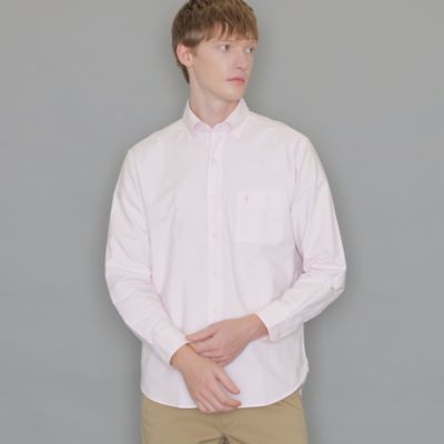 ＜MACKINTOSH LONDON (Men)＞オックスフォードストライプボタンダウンシャツ（Ｇ１Ｍ１２２０１＿＿）