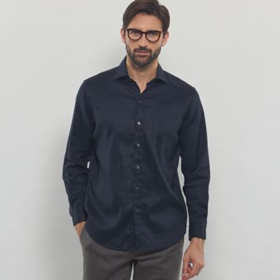 【ＬＥＯＮ掲載】ストレッチリネンワイドカラーシャツ（Ｇ１Ｍ４０５０４＿＿）