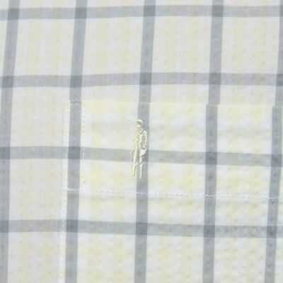 シアサッカーギンガム　半袖ボタンダウンシャツ（Ｇ１Ｍ５１５０７＿＿）