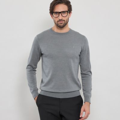 ＜MACKINTOSH LONDON (Men)＞１４ゲージウォッシャブルウールクルーネックニット（Ｇ１Ｎ０１６００＿＿）
