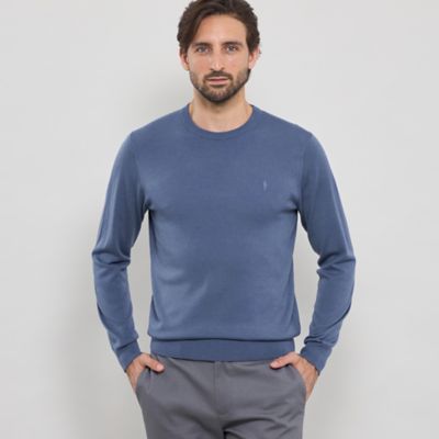 4704【美品】ドゥロワー　12Gクルーネックニットジャケット　M 紺 52481460_b_02_215.jpg