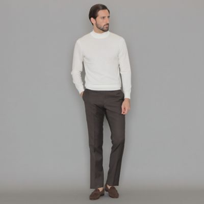 【新品タグ付き】MACKINTOSH ウォッシャブル ニット LEON掲載】14ゲージウォッシャブルウールモックネックニット