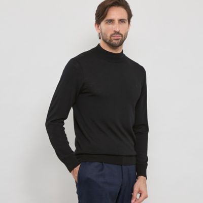 ＜MACKINTOSH LONDON (Men)＞１４ゲージウォッシャブルウールモックネックニット（Ｇ１Ｎ０３６００＿＿）