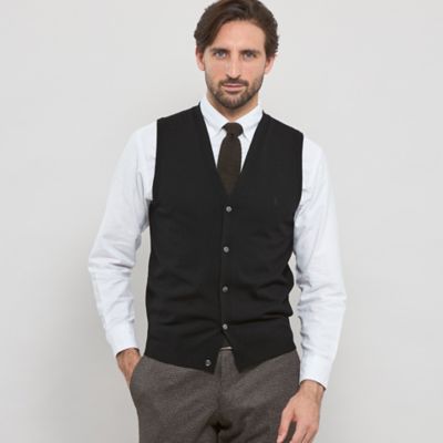 machatt ウールベスト 14ゲージウォッシャブルウールベスト（G1N28600＿＿