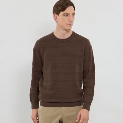 ＜MACKINTOSH LONDON (Men)＞リンクスボーダークルーネックニット（Ｇ１Ｎ３９６０３＿＿）
