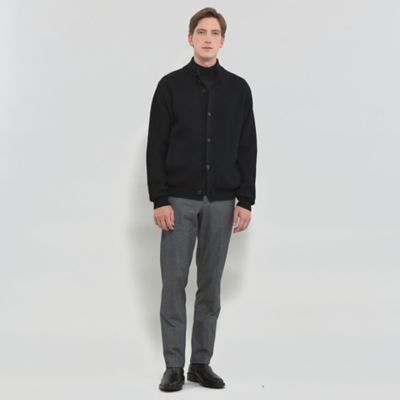 7G両畔ハイネックカーディガン（G1N42609＿＿