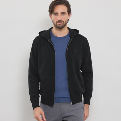 MACKINTOSH LONDON 薄手ナイロンパーカー　ジャケットネイビー42 セール】 ダブルフェイスジップアップパーカー （ニット