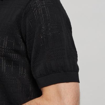 【ＬＥＯＮ掲載】ランダムアイレットスキッパーニットポロ（Ｇ１Ｎ５５５０５＿＿）