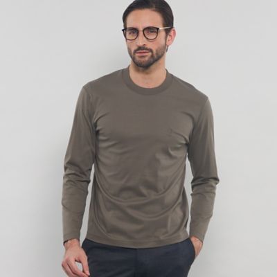 MACKINTOSH LONDON (Men)/マッキントッシュ ロンドン ハイスペックスムースドレスロングTシャツ(G1P19001__) グレー07G トップス【三越伊勢丹/公式】