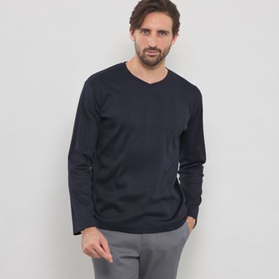 MACKINTOSH LONDON (Men)/マッキントッシュ ロンドン 針抜きVネックロングスリーブTシャツ(G1P23604__) アオ28G トップス【三越伊勢丹/公式】