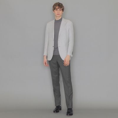 【Ａｄｊｕｓｔａｂｌｅ　Ｆｉｔ】シンセティックウールシャークスキンスラックス（Ｇ１Ｑ４０３００＿＿）