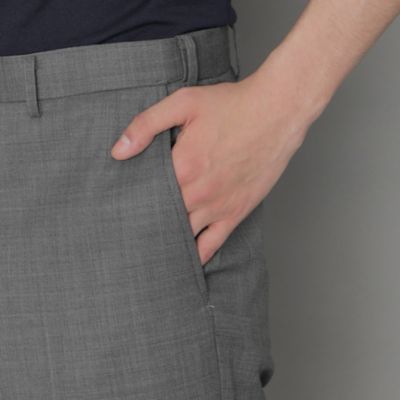 【Ａｄｊｕｓｔａｂｌｅ　Ｆｉｔ】シンセティックウールシャークスキンスラックス（Ｇ１Ｑ４０３００＿＿）