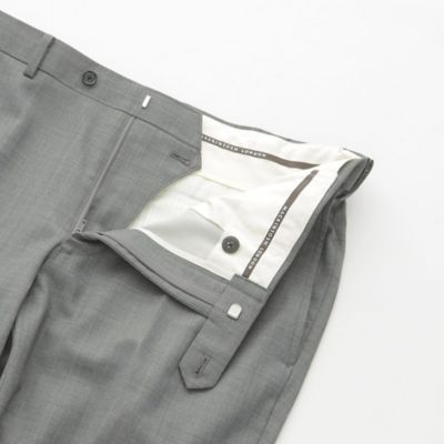 【Ａｄｊｕｓｔａｂｌｅ　Ｆｉｔ】シンセティックウールシャークスキンスラックス（Ｇ１Ｑ４０３００＿＿）